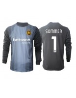 Inter Milan Yann Sommer #1 Maalivahdin Kotipaita 2025-26 Pitkähihainen